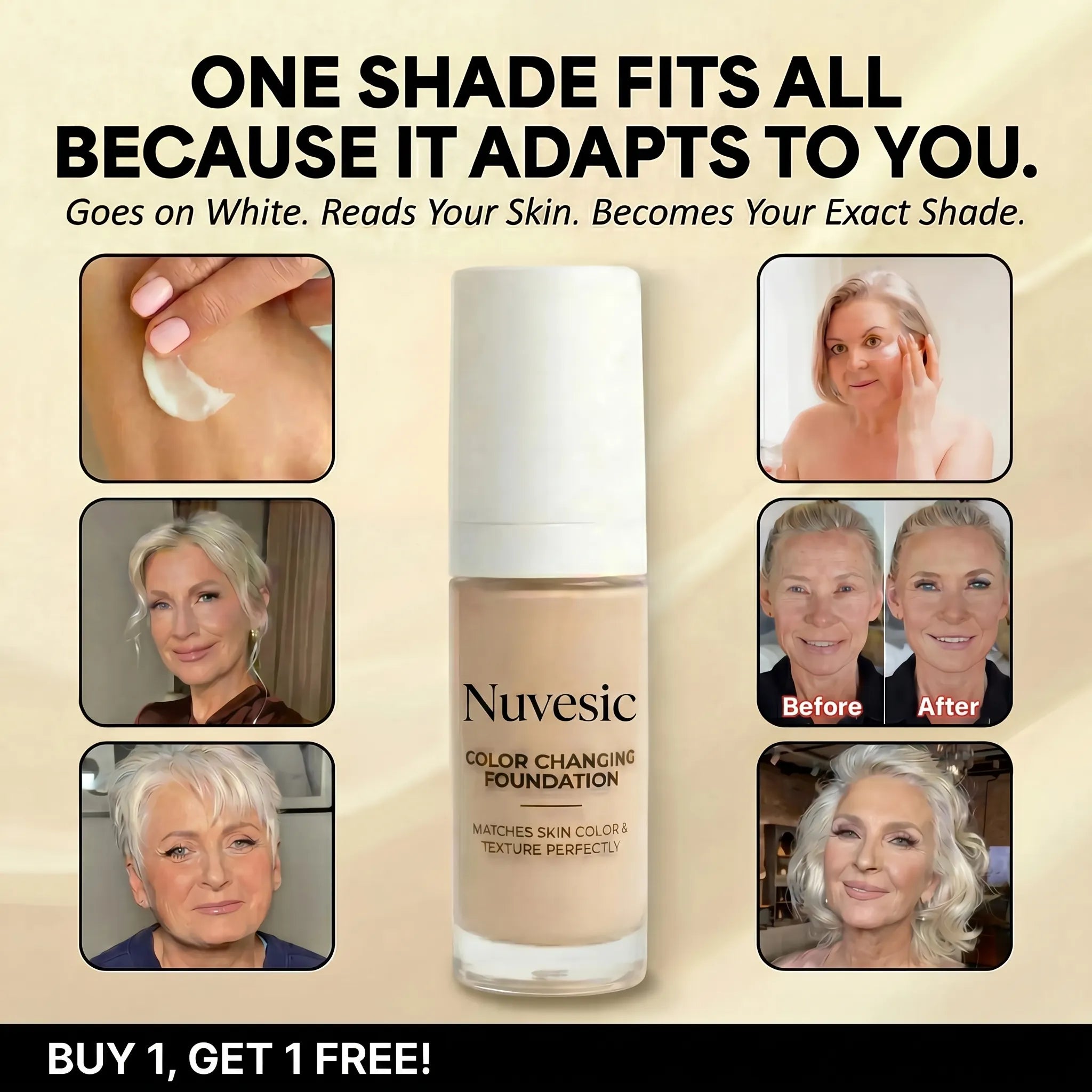 Nuvesic - Color Changing Foundation
